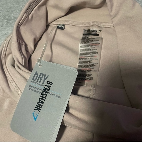 Gymshark dreamy cropped leggings size small in taupe NWT - Picture 4 of 9